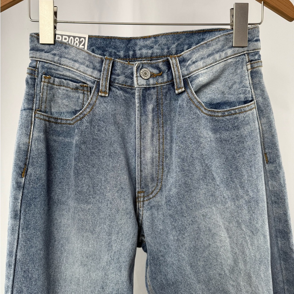 NWT John Galt Slim High Waisted Pants Jeans in Blue Size‎ Small - Picture 2 of 8